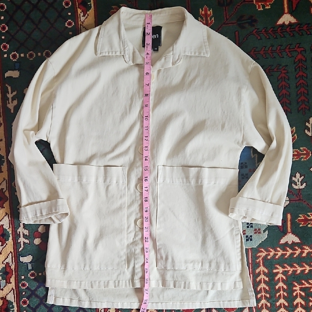 Cream Button-Up Jacket - Picture 4 of 7